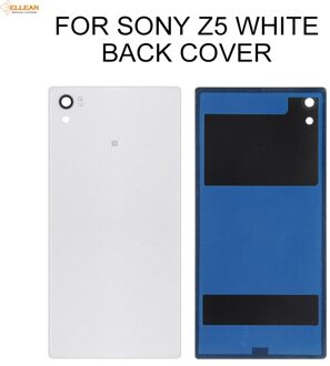 Catteny Brand Voor Sony Xperia Z5 Behuizing Batterij Glass Cover Vervanging E6603 E6653 E6633 E6683 Batterij Deur Back Cover wit