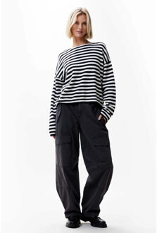 Catwalk Junkie 2202030803 soft striped knit Zwart - 36