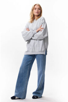 Catwalk Junkie 2502011011 relaxed sweater - maat 34 Grijs