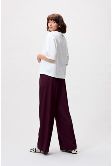 Catwalk Junkie 25020204 loose fit strass tshirt Wit - 40