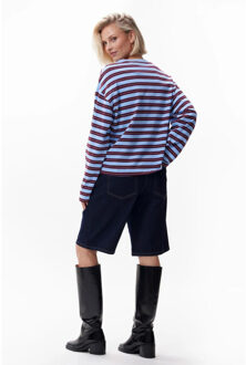 Catwalk Junkie 2503020402 striped longsleeve Blauw - 40