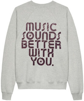 Catwalk Junkie 2504020607 graphic sweater Grijs - 34