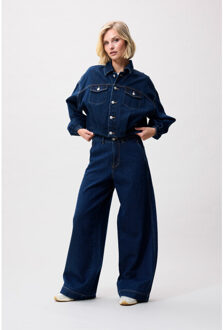 Catwalk Junkie 2504022400 tuck in denim jacket Blauw - 36