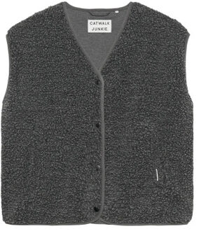 Catwalk Junkie 2504022408 teddy bodywarmer Grijs - 40