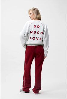 Catwalk Junkie 2601020607 graphic sweater with piping - maat 40 Grijs