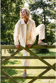 Catwalk Junkie 2601022402 laced raincoat - maat 38 Beige
