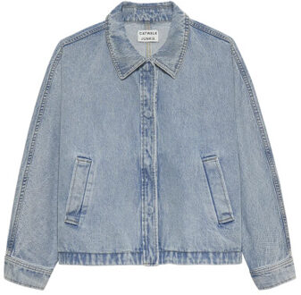 Catwalk Junkie 2601022405 batsleeve denim jacket Blauw - 40