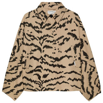 Catwalk Junkie 2601022408 tiger cape jacket - maat 36 Taupe