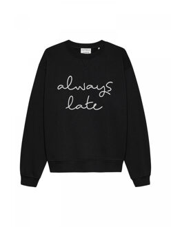 Catwalk Junkie Sweater Always Late Zwart - XS