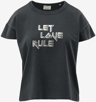 Catwalk Junkie T-shirt donker grijs - 34;36