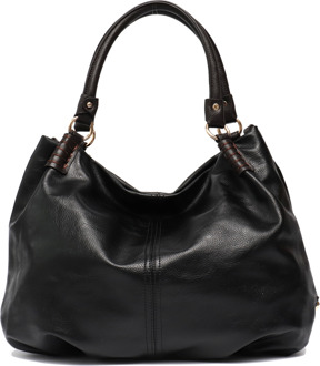 Causale Grote Vrouwen Pu Lederen Schoudertassen Effen Draad Hobo Vegan Lederen Tote Vrouwelijke Mode Handtassen Crossbody Tassen zwart