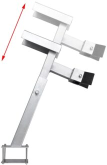 Cavaletto di sostegno per vericello per rimorchio per barche