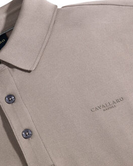 Cavallaro Cavallaro basso polo long sleeve Bruin - XL