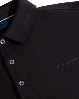 Cavallaro Cavallaro basso polo long sleeve Bruin - XL