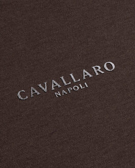 Cavallaro Cavallaro luciano t-shirt short sleeve Bruin - XXL