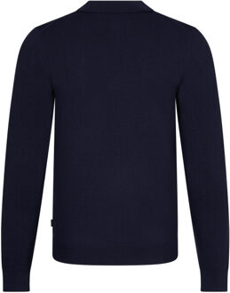 Cavallaro Cavallaro milacio polo long sleeve Blauw