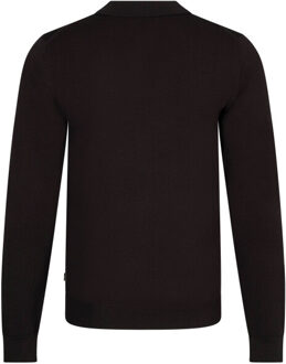 Cavallaro Cavallaro milacio polo long sleeve Bruin - XL