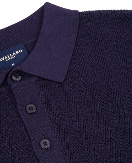 Cavallaro Cavallaro polo met korte mouwen Blauw - L