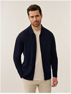 Cavallaro Malenio polo cardigan vesten 119255022 Blauw - XL