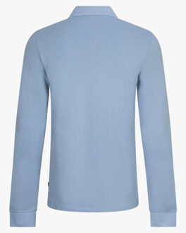 Cavallaro Polo lange mouw 116255002 basso Blauw