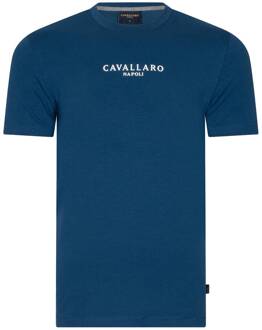 Cavallaro T-shirt korte mouw 117241003 Blauw