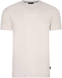 Cavallaro T-shirt korte mouw 117241003 Ecru - XL