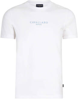 Cavallaro T-shirt korte mouw 117241015 Wit - XXL