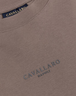 Cavallaro T-shirt korte mouw 117255006 luciano Bruin