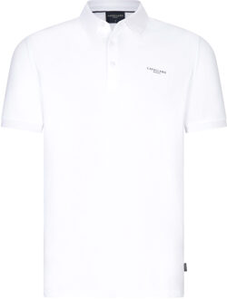 Cavallaro Wit Poloshirt met korte mouwen Cavallaro , White , Heren - 2Xl,Xl,L,3Xl