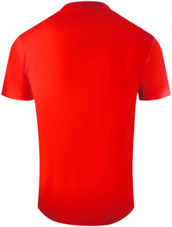 Cavalli Class Asymmetrisch Box Design Rood T-shirt
