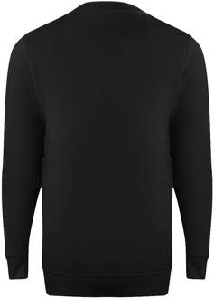 Cavalli Class asymmetrisch boxontwerp zwart sweatshirt - XL