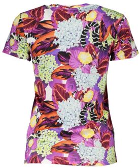 Cavalli Class Bloemdruk T-shirt Ca26748 Wit
