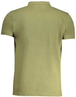 Cavalli Class Bold Logo Groene Polo Shirt - 2XL