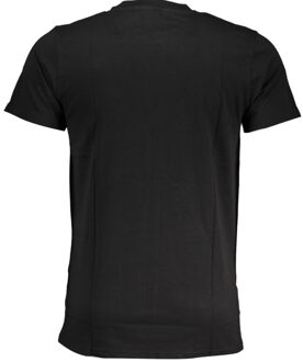 Cavalli Class Bold Witte Logo Zwarte T-Shirt - 2XL