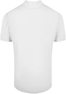 Cavalli Class Circle-logo wit poloshirt - maat