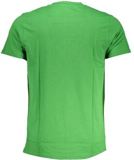 Cavalli Class Crew Neck Korte Mouwen T-shirt Klassiek Logo T-shirt - maat Groen