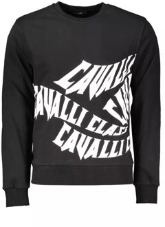 Cavalli Class Crew Neck Sweatshirt Ca21285 Zwart
