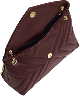 Cavalli Class Damen-Schultertasche mit Kettenriemen CCHB0196 - maat Bordeaux