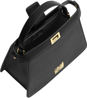 Cavalli Class Damenhandtasche mit Drehverschluss CCHB0208 - maat Zwart