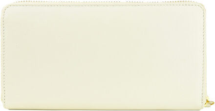 Cavalli Class Dames Portemonnee Bianco Kalfsleer Wit