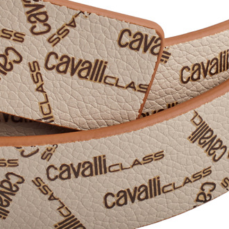 Cavalli Class Dames Reversibel Riem met Verwijderbare Gesp CCBT0021 - maat Beige