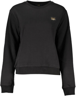 Cavalli Class Dames Sweatshirt met Print Cavalli Class , Black , Dames - Xl,L,M,S,Xs