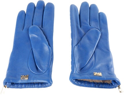 Cavalli Class dameshandschoen in blauw lamsleer