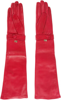 Cavalli Class Dameshandschoen van rood lamsleer