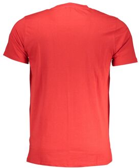 Cavalli Class Dierenprint T-shirt Rood - maat XL