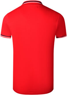 Cavalli Class Dubbel Tipped Kraag Rode Polo Shirt Rood