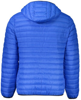 Cavalli Class Effen Gequiltede Blauwe Jas - maat L