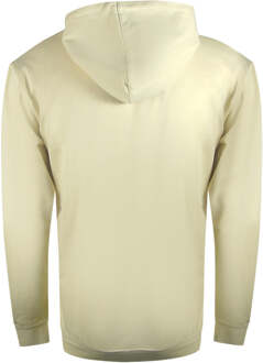 Cavalli Class Gebarsten Gespoten Logo Beige Hoodie - maat XL