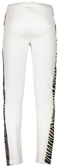 Cavalli Class Gestreepte Casual Broek Wit - XL