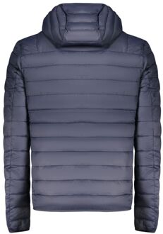 Cavalli Class Gevoerde Jas Met Capuchon Lichtgewicht - maat M Donkergrijs